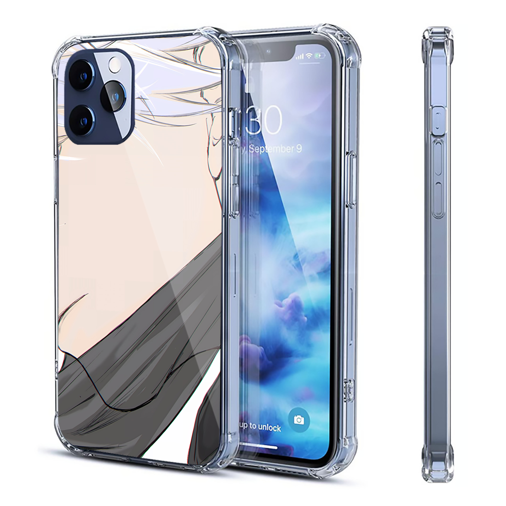 （画像用） SPY×FAMILY间谍家家酒 【iPhone 12シリーズ対応】透明スマホケース（クリアソフトケース）